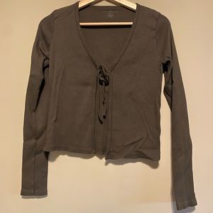 Brandy tie front top